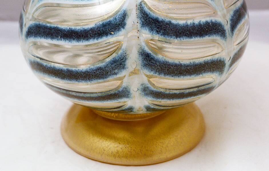 Graffito Barbarico Vase by Ercole Barovier for Barovier & Toso, 1969