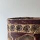Vintage ceramic closed pocket emptier signed KS
