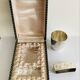 Art Nouveau silver-plated napkin holder with hallmark + case