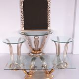 Italian living room set Hollywood regency, 1970