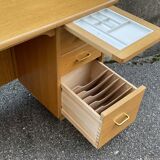 Vintage gilded wooden desk