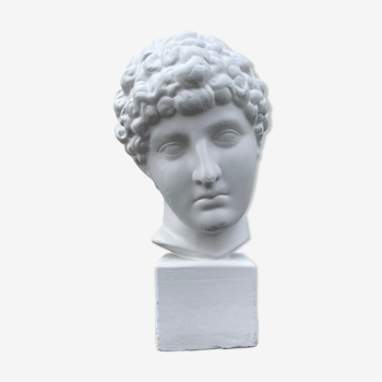 Hermes plaster bust on base