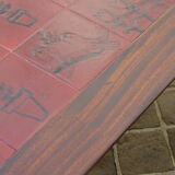 Dining table in wood and ceramic
