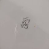 Set of two serving plates from Creil and Montereau