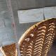 Rattan bar stool