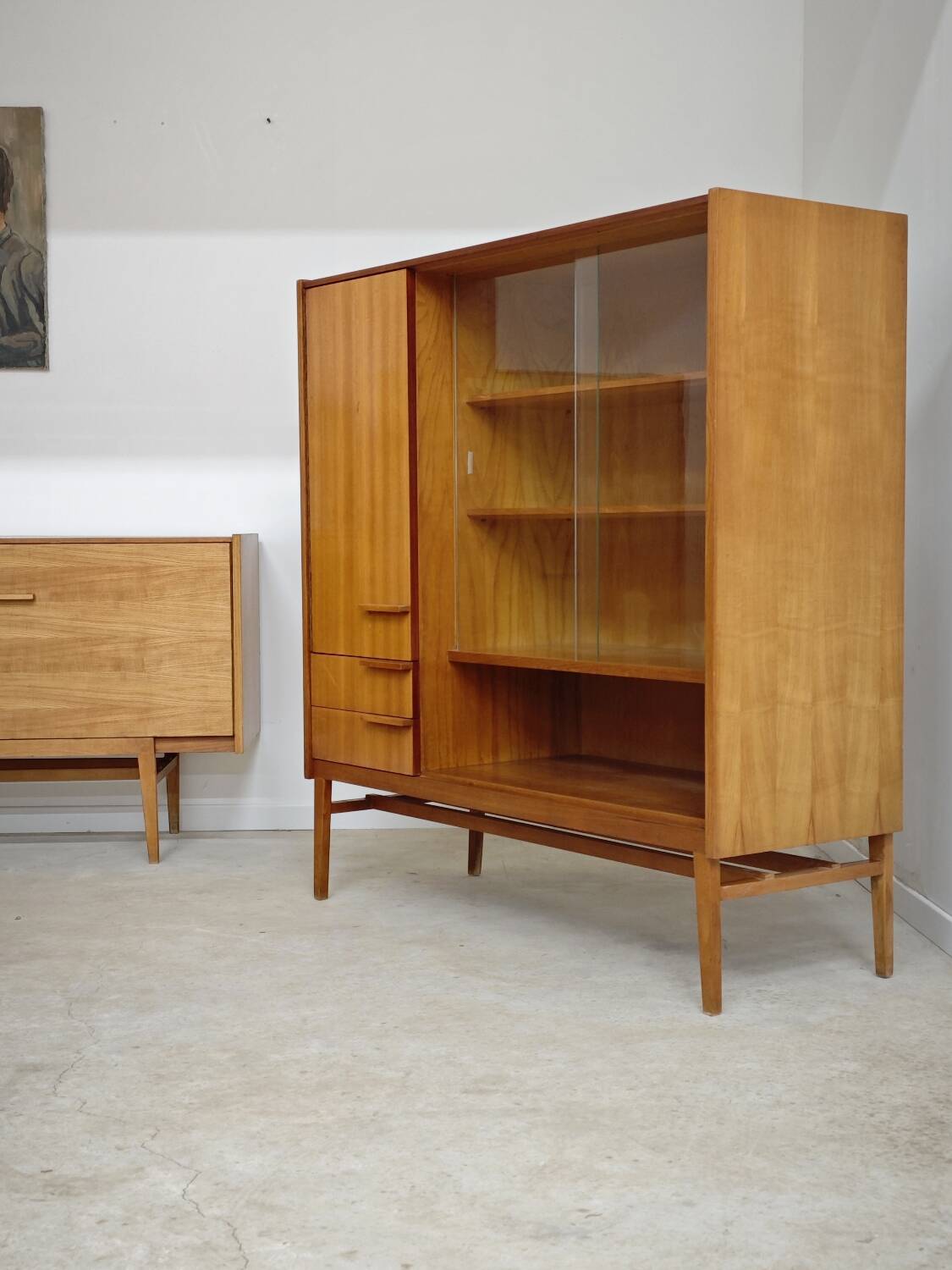 High buffet dresser by Frantisek Mezulanik for Up Zavody 1960