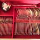 Fleuron (Christofle) silver plated cutlery set - 37 pieces/12 people Vintage 1970s