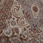 Mid-Century Modern Anatolia Faded Colors Low Pile Rug with Medallion 2'10" X 5'