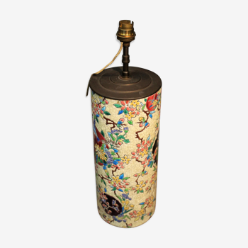 Gien ceramic lamp 19th century