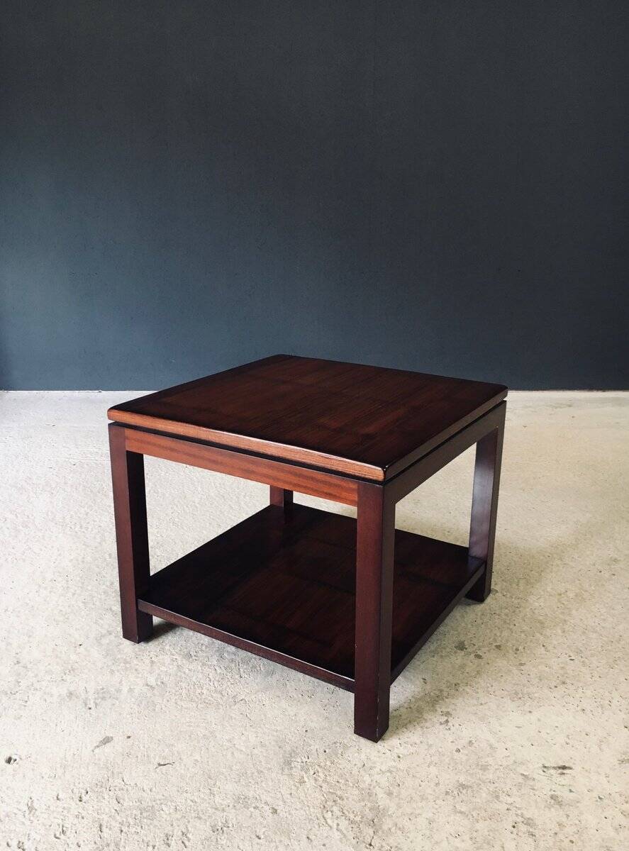 Postmodern Bamboo Side Table by Axel Vervoordt, Belgium, 1980s