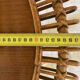 Vintage sun rattan oval coffee table
