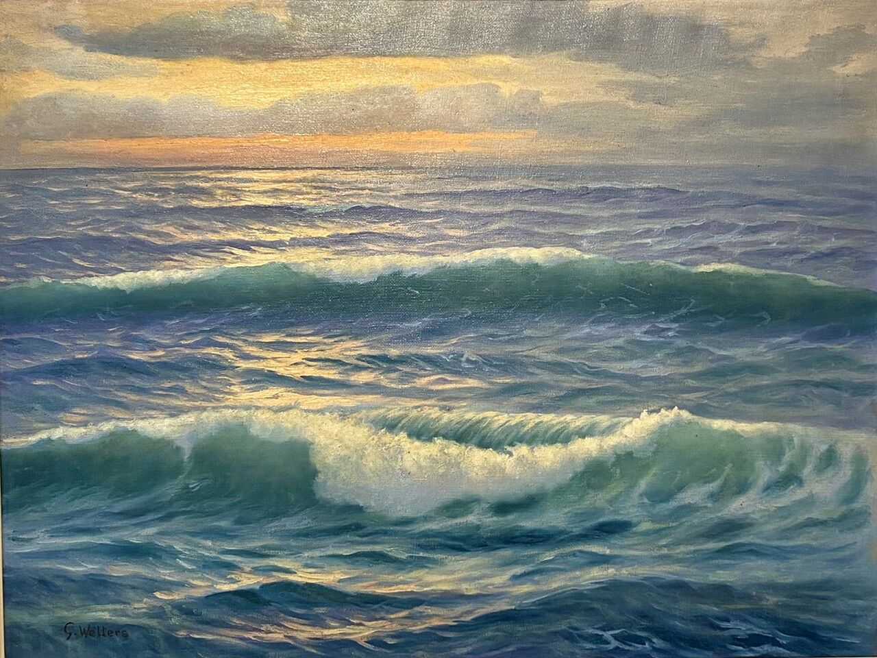 Tableau signée G Welters XXème siècle