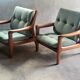 Set of 2 Georg Thams armchairs for Vejen Polstermøbelfabrik in teak, Denmark 1960