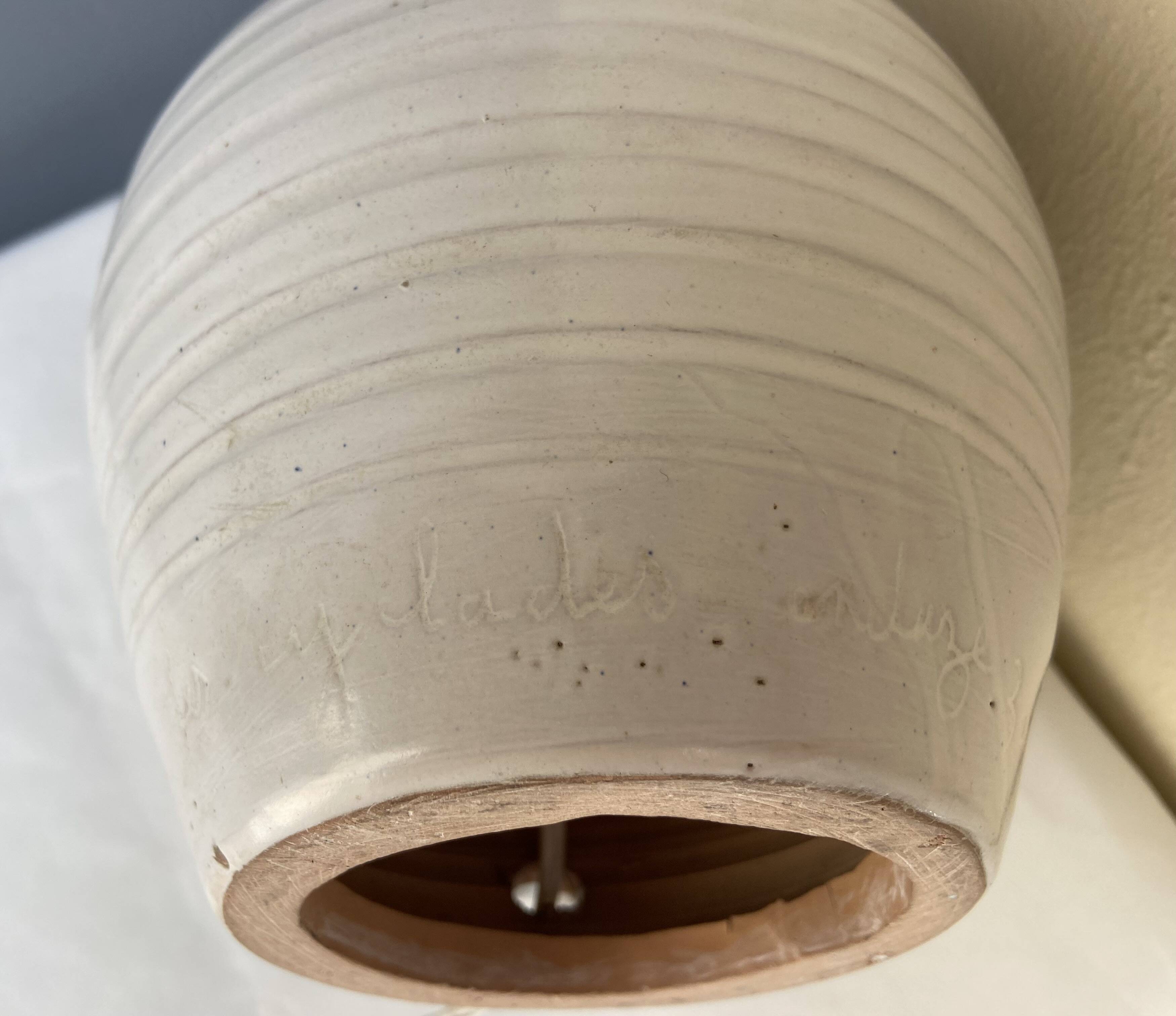 Cyclades ceramic lamp base