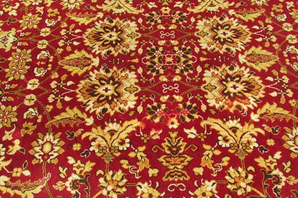 Red and gold carpet, Persian Tabriz, 200 x 285 cm