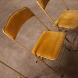 6 vintage opera folding chairs