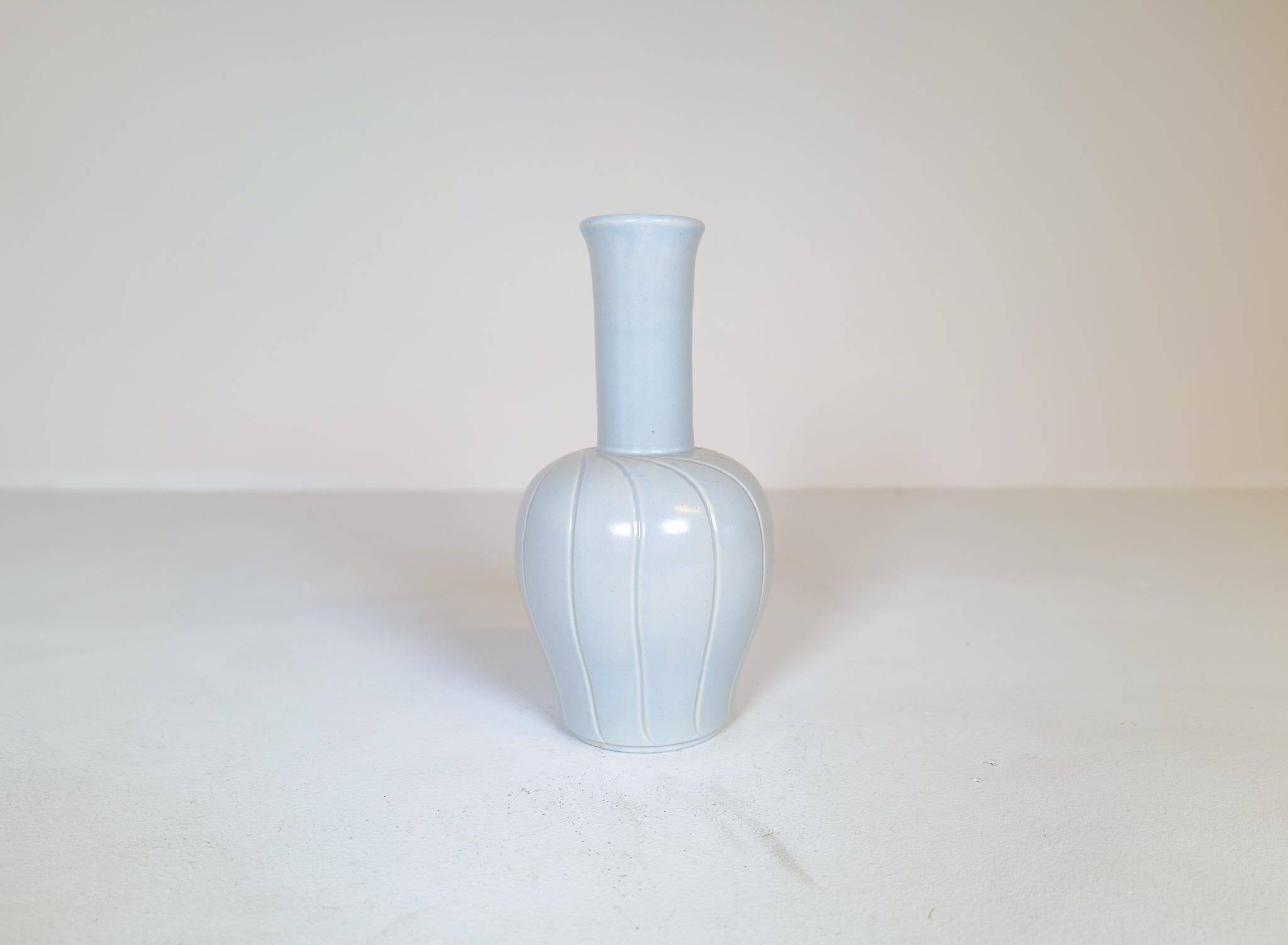 Art Deco ceramic vase Bo Fajans Ewald Dahlskog, Sweden, 1937