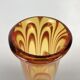 Vase vintage par Laura Glassworks Tarnow Pologne années 1970