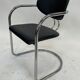 Vintage dining chair effezeta made in Italy design chrome