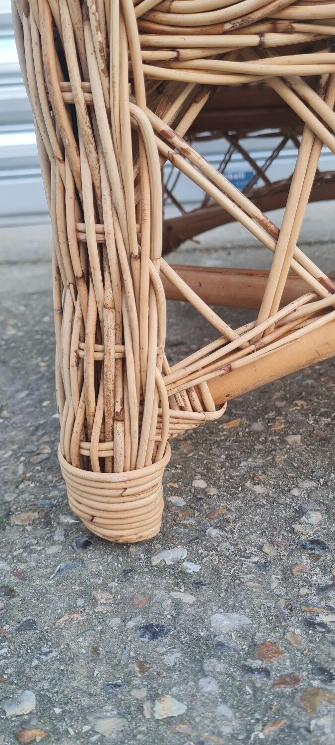 Wicker armchair 1960