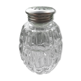 Sugar sprinkler in chisored glass