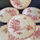 Ensemble de 6 assiettes plates de chez Sarreguemines modele Alma