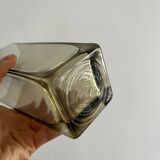 Rectangular Murano-style crystal vase