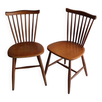 Two Scandinavian Chairs by Yngve Ekstrom for Pastoe 1960