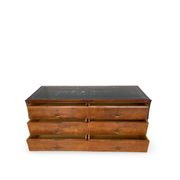 An art deco Italian chest of drawers, Italy 1950s