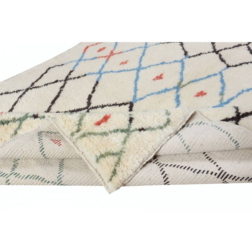 Moroccan Berber Tulu Rug, 100% Soft, Cozy Wool, Hand-Knotted Carpet
