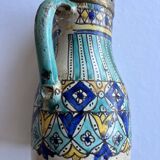 Fes, Morocco - Antique pitcher with copper rim