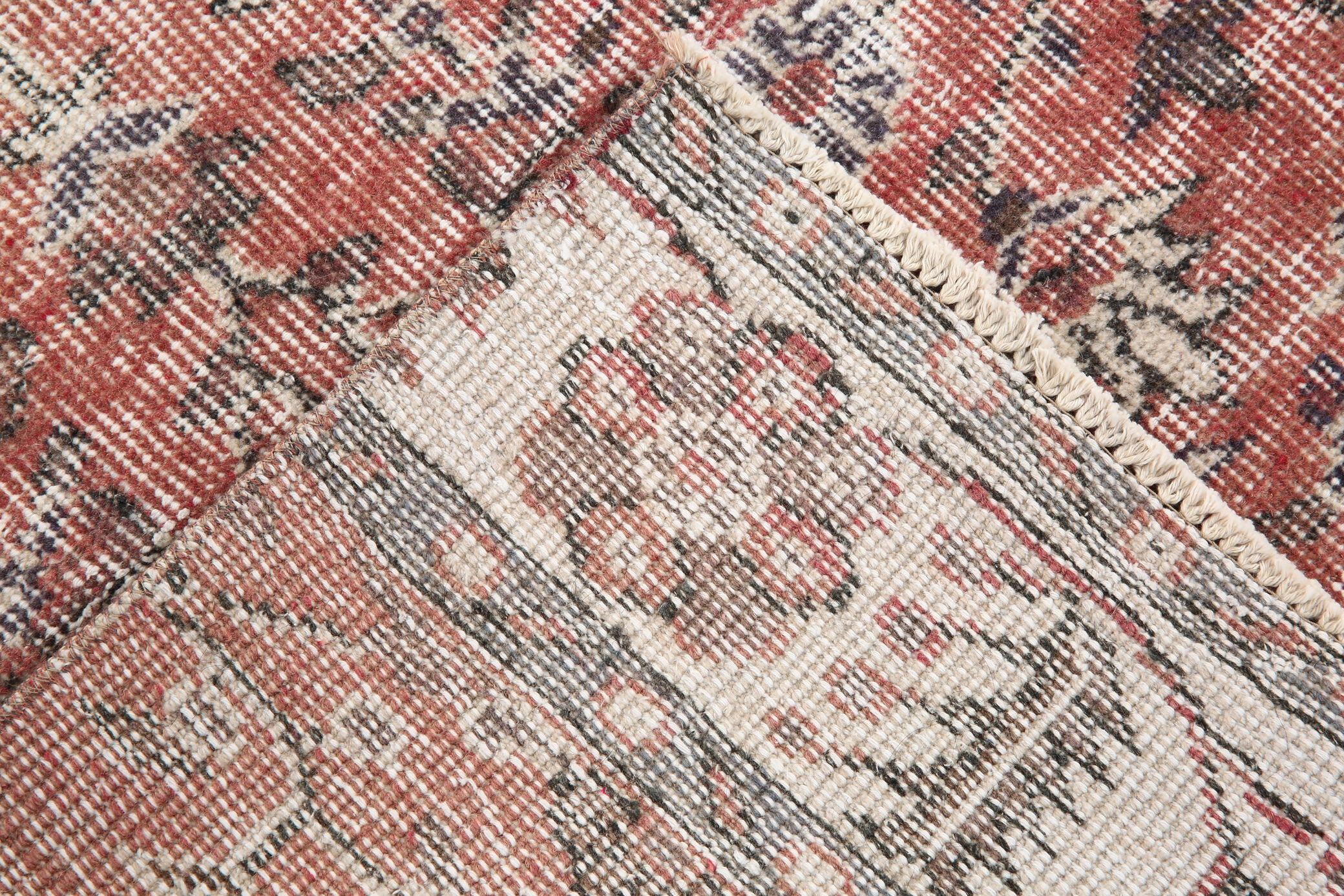 Tapis turc rouge pâle 2x9, 71x288Cm