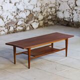 Mid-Century coffee table in solid teak by Richard Hornby for Fyne Ladye, 1960.