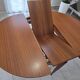 Table ronde en teck design scandinave fin années 60