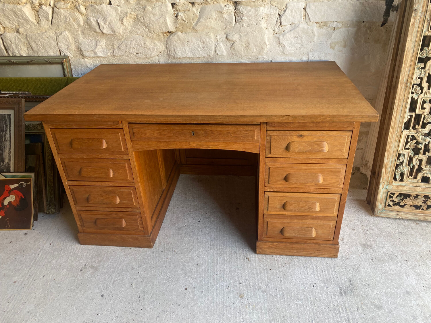 1930 oak desk