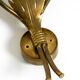A pair of mid-century modern brass wall lamps by Vereinigte Werkstätten