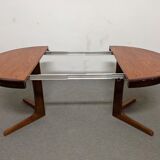 Baumann round table with extensions from the 60s/70s