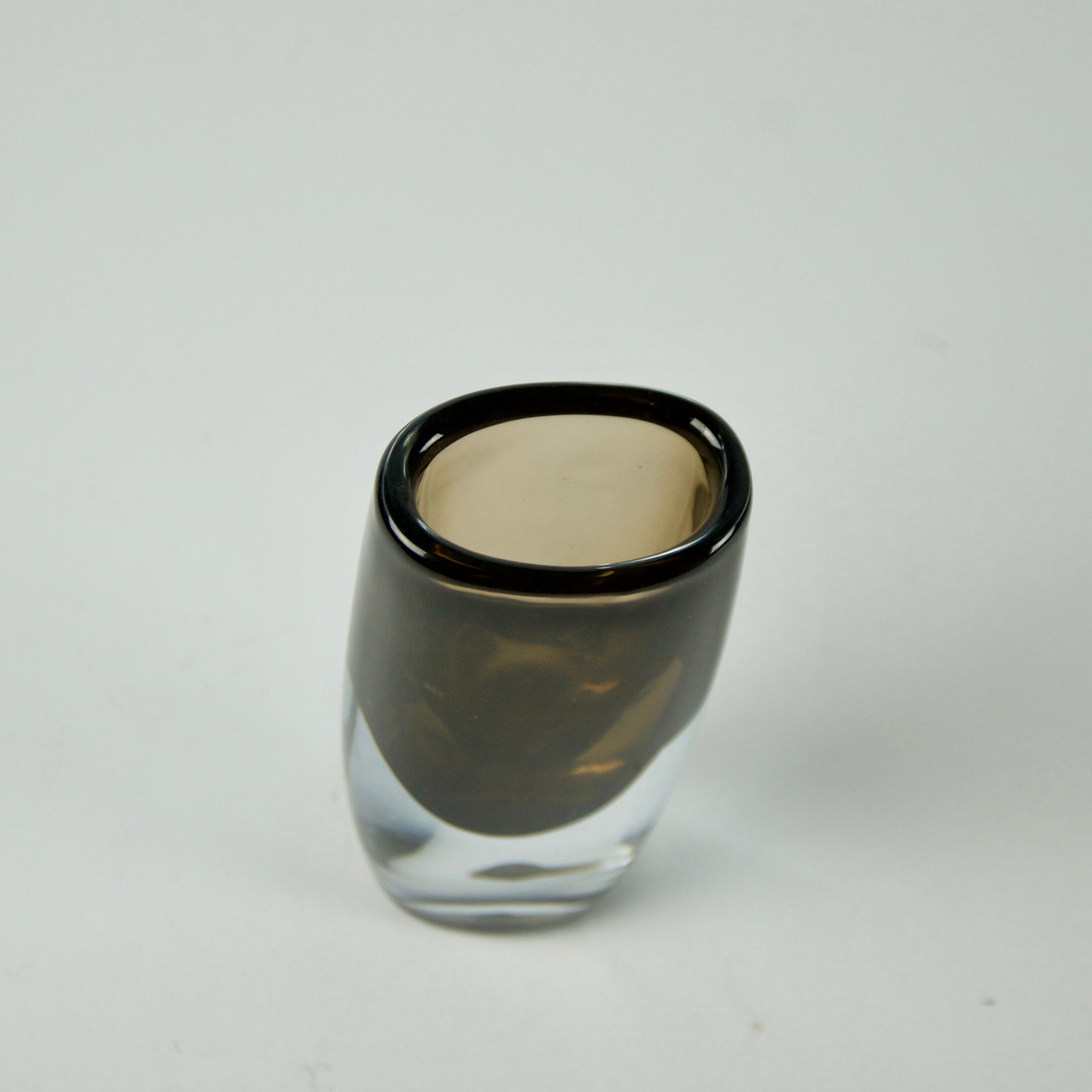 Swedish 1960 sommerso glass vase