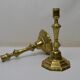 Pair of torches - Bronze chandeliers base with sides