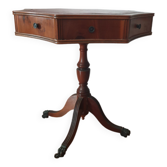 Regency octagonal drum table