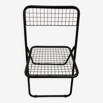 Chaise Ted Net noire Niels Gammelgaard pour Ikea