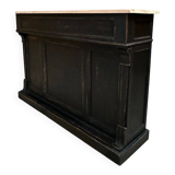 Early 20th century oak bar counter