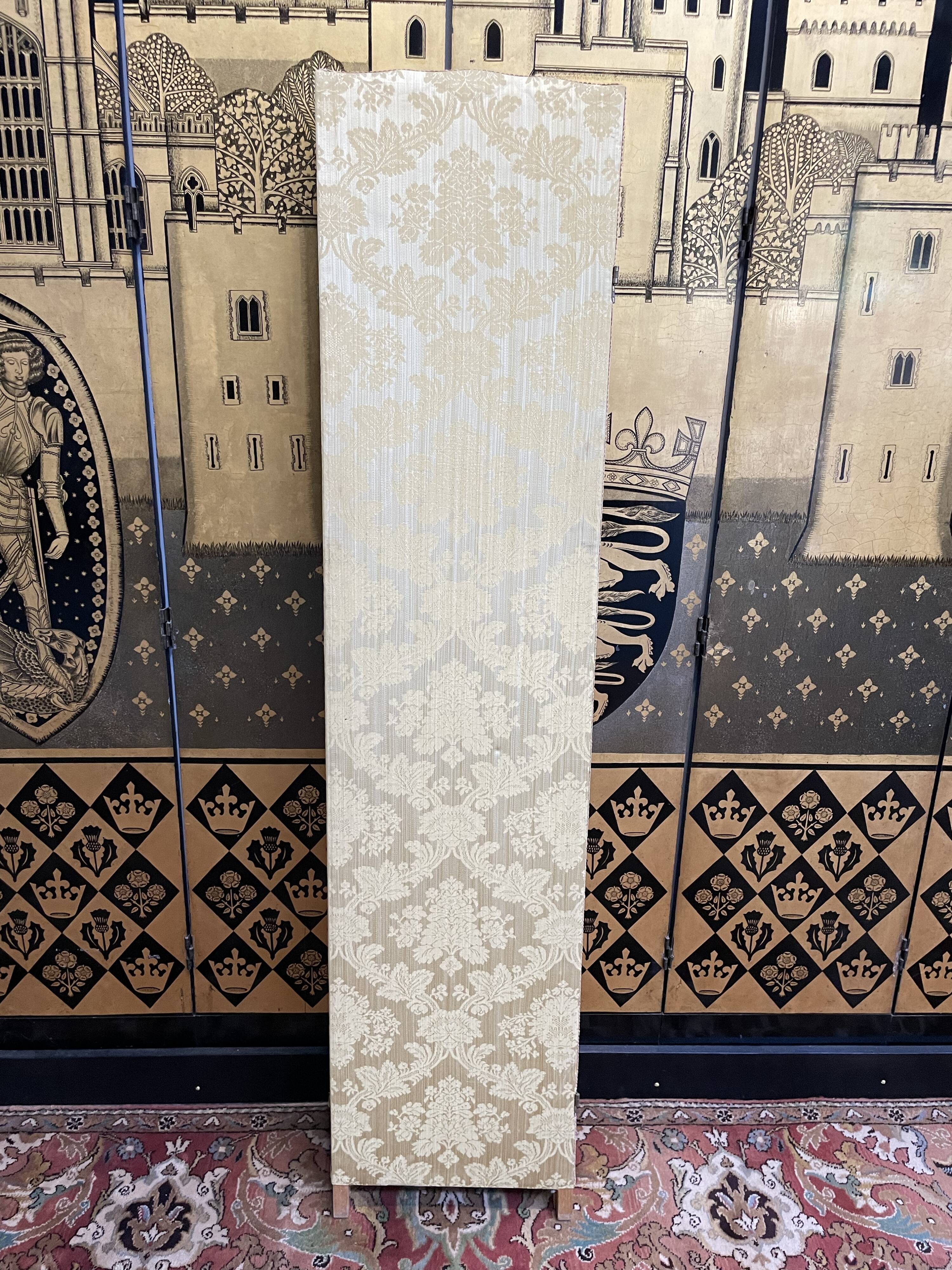Paravent en tissu « Damas » 1960