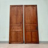 Paire de portes anciennes rénovées