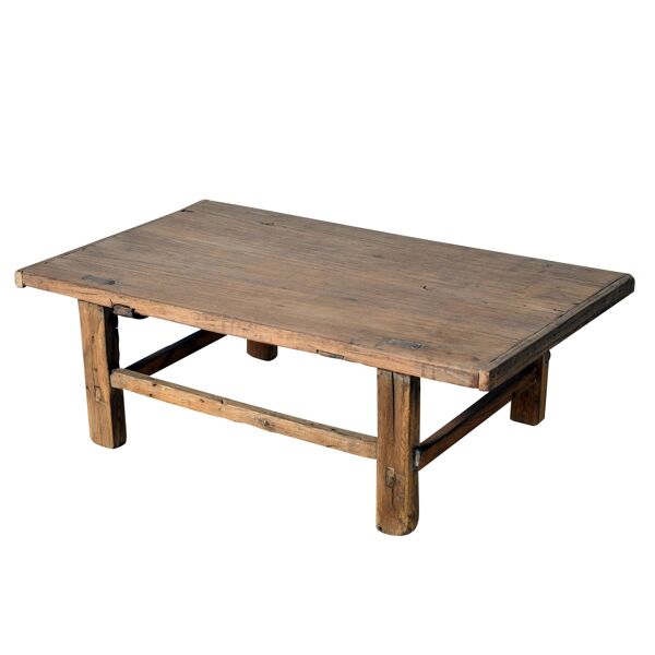Fuzhou - Petite table basse chinoise ancienne en orme n°4