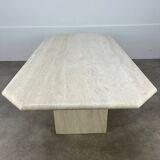 Table basse travertin