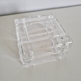 Retro crystal square box
