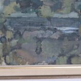 Swedish Oil on Canvas – "Obscured by Trees" by Alvar Jansson