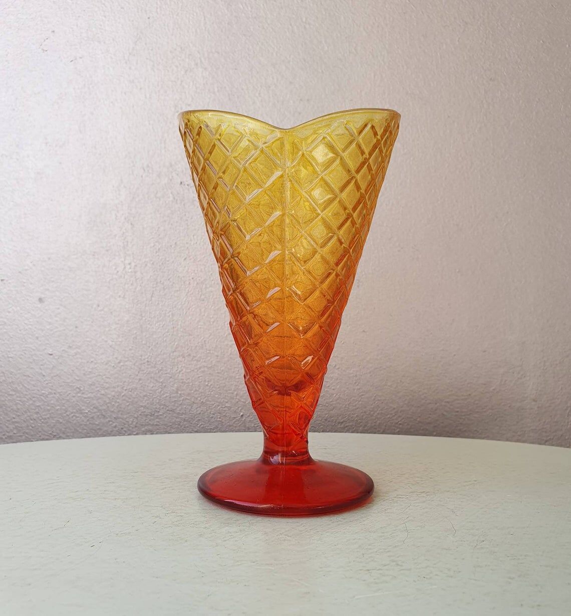 Lot of 6 cups of ice design Italian 80s