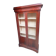 Antique mahogany veneer display cabinet from the 19th century - Louis Philippe style